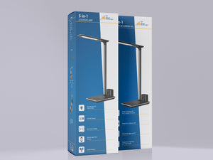Colour box Package Design (5-in-1 LED Desk Lamp)